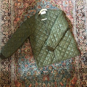 UO Quilted Army Bomber
